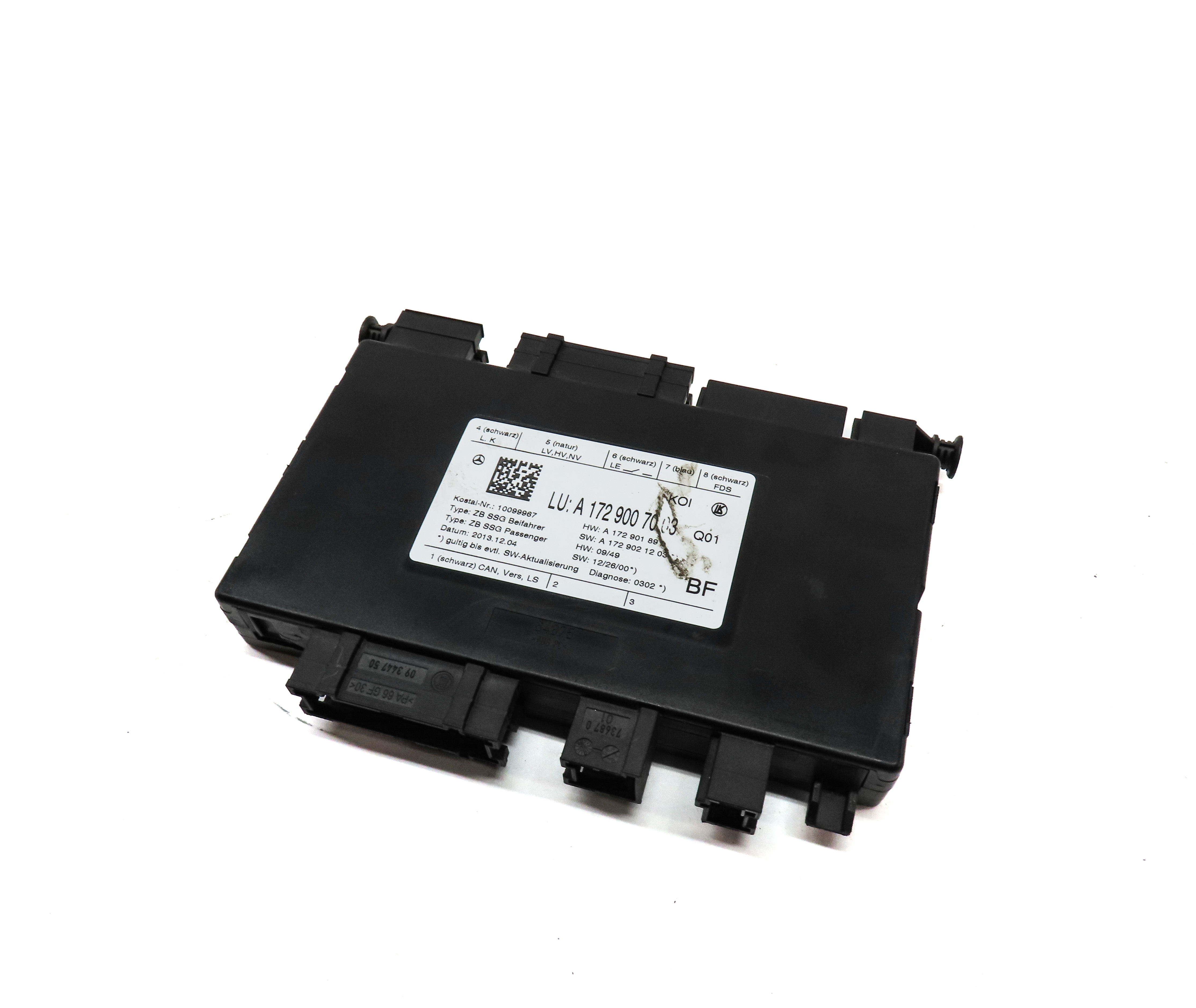 2014 MERCEDES E350 COUPE (C207) RIGHT PASSENGER SEAT CONTROL MODULE — exact item pictured